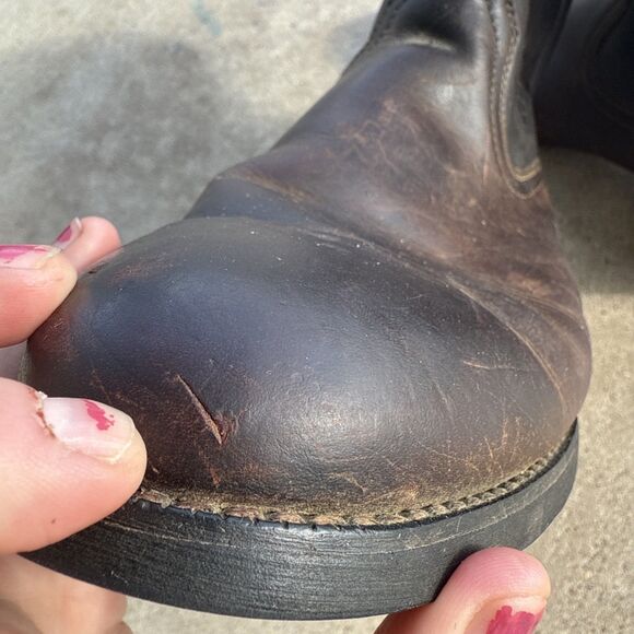 Men's Ariat Heritage Roper Western Boots Men’s Size 12D Cowboy Leather - Picture 6 of 16